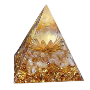 Оргонит пирамида с цитрином «Удача и богатство»