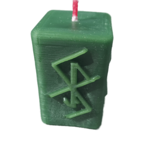 Магическая свеча с рунами "Привлечение удачи" 3 шт.