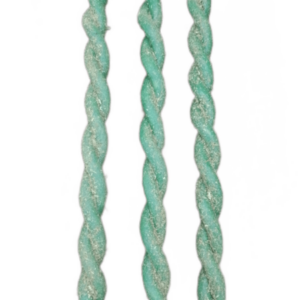 Магические зеленые свечи скрутки «Денежный поток»  3 шт.