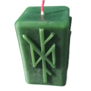 Магическая свеча с рунами "Быстрые деньги" 3 шт.