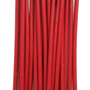 Свеча красная восковая из 100% пчелиного воска. 50 штук.