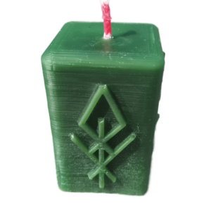 Магическая свеча с рунами "Магическая защита - Колдовской замок" 3 шт.