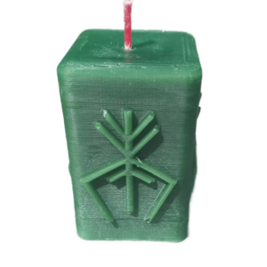 Магическая свеча с рунами "Решение проблем и помощь в отношениях" 1 шт.